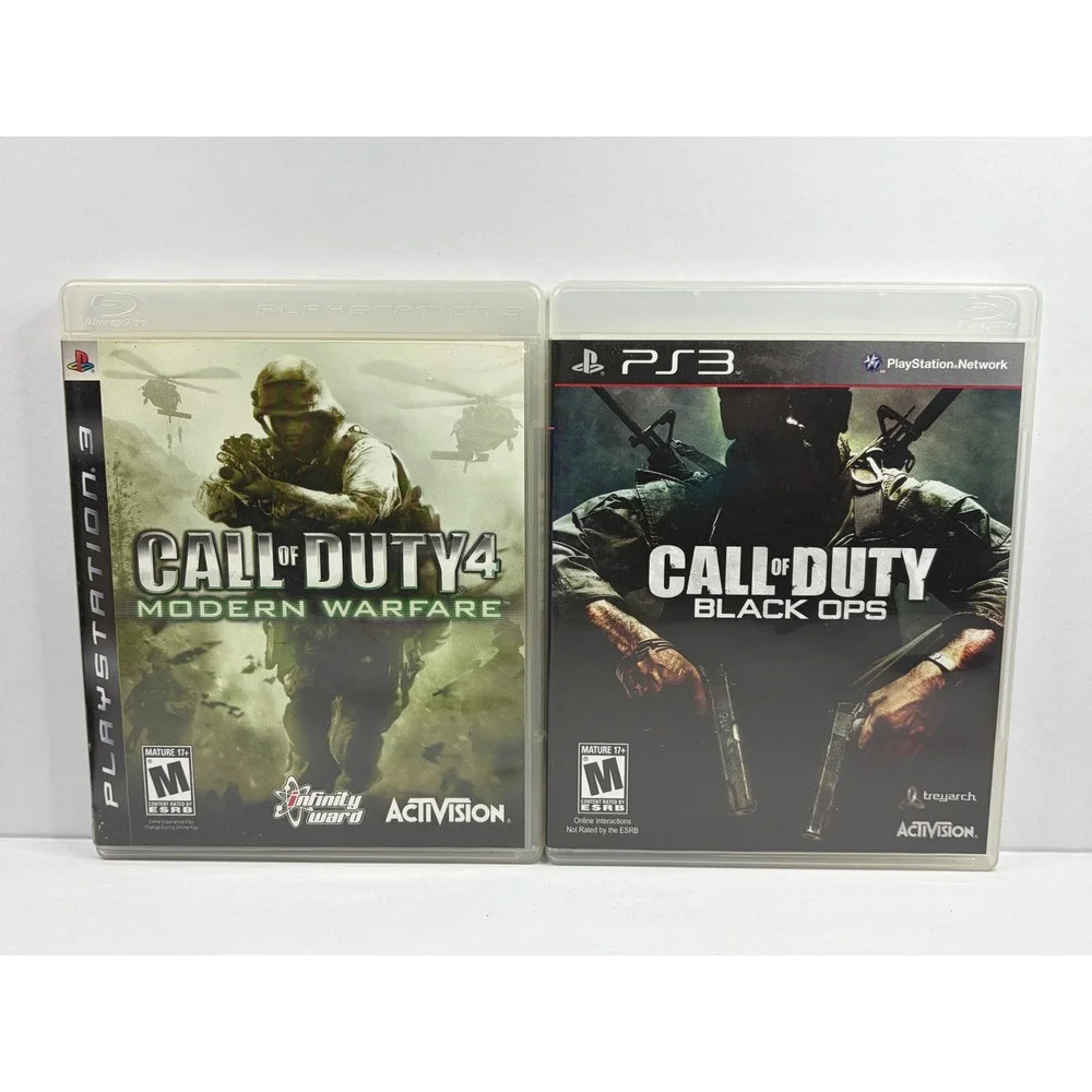 PS3 Game Lot Skyrim Legendary Call of Duty Black Ops Modern Warfare 4 Games